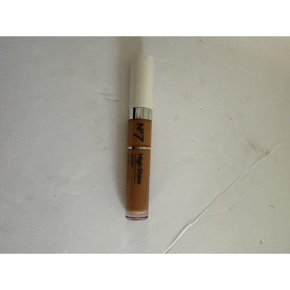 No7 High Shine Lip Gloss Neutral‎ Nude Shade Creamy Shine Lipgloss Tube Makeup